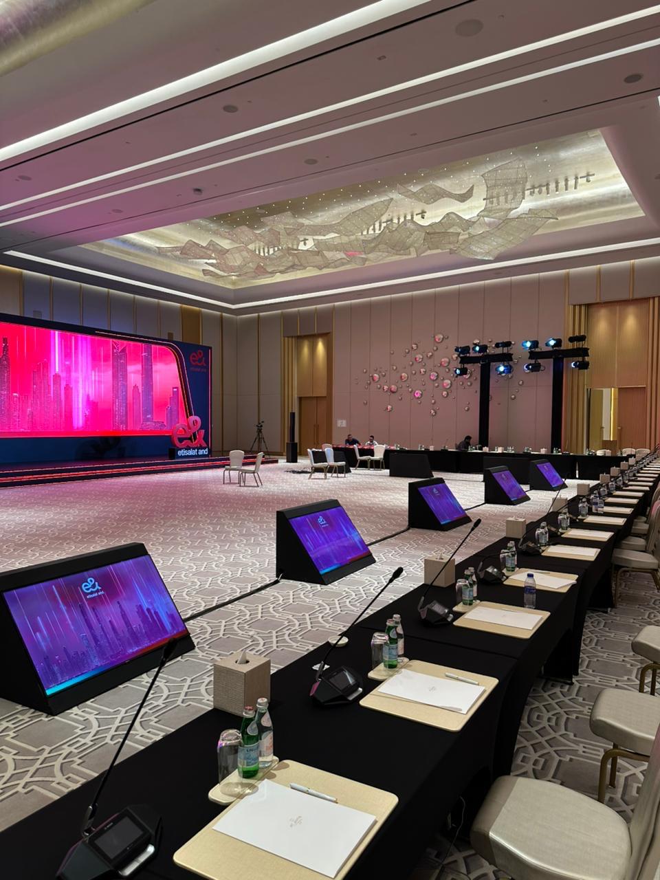 Event stage preparation